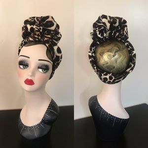 Sarah's Doo Woop Do 1940s Style Leopard Headband
